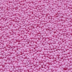 Cukorgyöngy 1mm Rózsaszín 100g