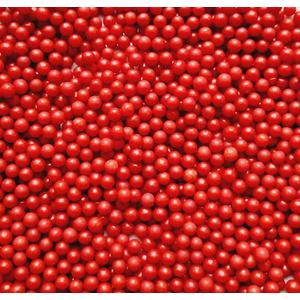 Cukorgyöngy 4mm Piros 100g