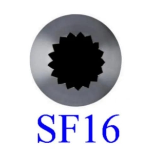 Díszítőcső - Csillag SF16