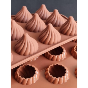 Szilikon csoki öntőforma - Mini Habcsók