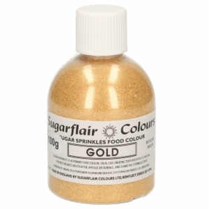 Sugarflair ehető csillámpor Arany 100g