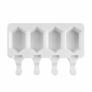 Szilikon jégkrém készítő forma - 6szög