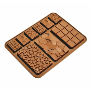 Szilikon csoki öntőforma - Vegyes táblák