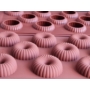 Kép 2/3 - Szilikon csoki öntőforma - Mini Bordás Koszorú