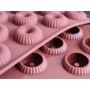 Kép 1/3 - Szilikon csoki öntőforma - Mini Bordás Koszorú